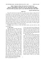 Thực trạng công tác quản lý đào tạo tiếng Anh không chuyên tại các trường đại học thành viên đại học quốc gia thành phố Hồ Chí Minh