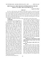 Diện mạo của tiểu thuyết có tính chất tự truyện trong văn học Việt Nam thế kỷ XX