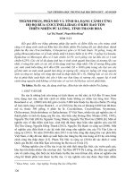 Thành phần, phân bố và tính đa dạng cánh cứng họ bọ rùa (Coccinellidae) ở khu bảo tồn thiên nhiên Pù Luông, tỉnh Thanh Hoá