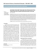 Mô phỏng strain nhiệt trong màng tinh thể AlN được chế tạo trên đế AlN/α-Al2O3 sử dụng phương pháp phần tử hữu hạn