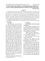 Sử dụng thiết kế nghiên cứu hỗn hợp trong nghiên cứu quản lý hoạt động bồi dưỡng thường xuyên giáo viên