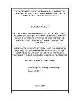 An action research on improving 10th grade students’ reading comprehension through the teaching of lexical inference strategy at high school for gifted students 