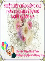 Bài giảng Tiếng Việt lớp 8 – Tiết 15: Từ tượng hình, từ tượng thanh