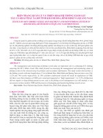 Hiện trạng quản lý và triển khai hệ thống giám sát tàu cá khai thác xa bờ tỉnh Khánh Hòa, Bình Định và Quảng Nam