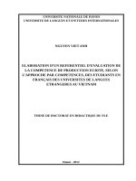 Xây dựng khung tham chiếu đánh giá năng lực viết của sinh viên 