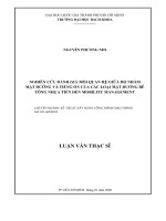 Nghiên cứu đánh giá mối quan hệ giữa độ nhám mặt đường và tiếng ồn của các loại mặt đường bê tông nhựa tiến đến mobility management
