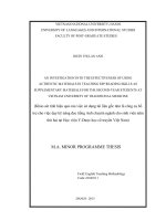 An investigation into the effectiveness of using authentic materials in teaching ESP reading skills as upplementary materials for the second year students at vietnam university  