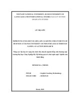 Improving english vocabulary learning for students of business at hanoi university of industry (haui) through games an action research 