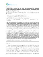 Nghiên cứu cơ sở khoa học xây dựng bộ tiêu chí đánh giá hiệu quả các mô hình kinh tế cấp huyện thích ứng với biến đổi khí hậu vùng Đồng bằng sông Cửu Long