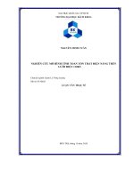 Nghiên cứu mô hình tính toán tổn thất điện năng trên lưới điện 110KV