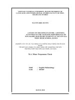 A study on the effects of pre listening activities on the listening performance of non major 10th grade students at nguyen gia thieu high school, hanoi 