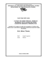 A study on some phrasal verbs in business texts in english from cognitive semantic perspective 