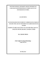 An investigation into students’ communicative needs in english the case of university of labour and social affairs 