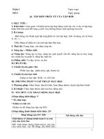 giáo án số học 6 soạn theo 5 bước phát triển năng lực