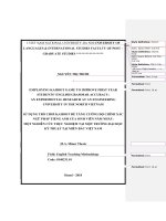 Employing kahoot game to improve first year students’ english grammar accuracy an experimental research at an engineering university in the north vietnam 