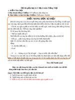 Đề thi giữa học kì 1 môn Tiếng Việt lớp 4 năm học 2020-2021