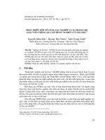Phát triển một số năng lực nghiệp vụ sư phạm cho giáo viên thông qua mô hình “nghiên cứu bài học”