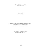 Nghiên Cứu Chế Biến Xúc Xích Thịt Bò Từ Nguyên Liệu Surimi Cá Tra