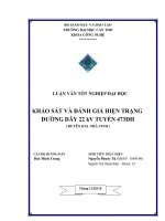 Khảo Sát Và Đánh Giá Hiện Trạng Đường Dây 22 Kv Tuyến 473DH ( Duyên Hải -Trà Vinh )
