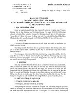 Báo cáo tổng kết cuối năm