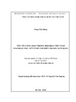 Yếu tố lãng mạn trong tác phẩm hội họa việt nam giai đoạn 1945   1975 về đề tài chiến tranh cách mạng 