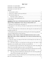nghiên cứu mô hình đảm bảo chất lượng theo tiêu chuẩn nông nghiệp bền vững cho sản phẩm nông sản 