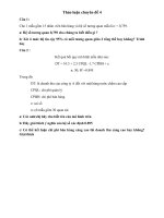 BÀI TẬP THỐNG KÊ ỨNG DỤNG