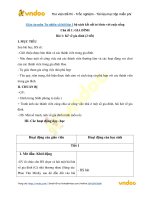 Giáo án môn Tự nhiên và xã hội lớp 1 (Bộ sách kết nối tri thức với cuộc sống)