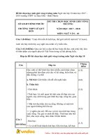 Đề thi chọn học sinh giỏi cấp trường môn Ngữ văn lớp 10 năm học 2017-2018 – Trường THPT Lê Quý Đôn