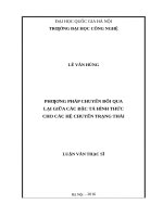 Phương pháp chuyển đổi qua lại giữa các đặc tả hình thức cho các hệ chuyển trạng thái 