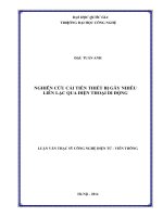 Nghiên cứu cải tiến thiết bị gây nhiễu liên lạc qua điện thoại di động  