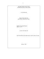 Phân tích thiết kế hệ thống thời gian thực  luận văn ths  công nghệ thông tin 1 01 10 