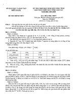 Đề thi chọn HSG THPT vòng tỉnh giải toán trên máy tính cầm tay môn hóa học 2019  
