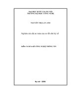 Nghiên cứu độ an toàn của sơ đồ chữ ký số  luận văn ths  công nghệ thông tin 1 01 10 
