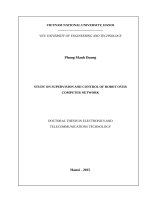 Study on supervision and control of robot over computer network, nghiên cứu vấn đề giám sát và điều khiển robot qua mạng máy tính   