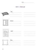 Writing book family and friends 3 unit 1