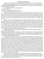 diễn văn đón học sinh lớp 1