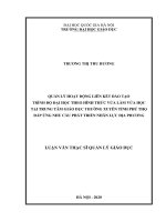 Quản lý hoạt động liên kết đào tạo trình độ đại học theo hình thức vừa làm vừa học tại trung tâm giáo dục thường xuyên tỉnh phú thọ đáp ứng nhu cầu phát triển nhân lực địa phương 