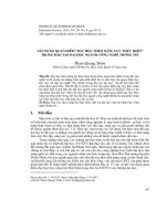 Vận dụng quan điểm “Dạy học theo năng lực thực hiện” trong đào tạo đại học ngành công nghệ thông tin