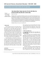 Tính cộng đồng trong văn hóa tổ chức đời sống của người Đà Nẵng (nguồn gốc và biểu hiện)