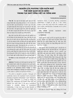 Nghiên cứu phương tiện ngôn ngữ thể hiện quan hệ so sánh trong tục ngữ tiếng Việt và tiếng Anh