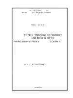 Phép biến đổi tích phân dạng fourier và ứng dụng giải một số phương trình vi phân và tích phân 