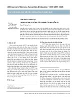 Tâm thức tham dự trong đoạn trường tân thanh của Nguyễn Du