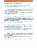 Câu hỏi trả lời đúng sai môn hoc pháp luật đại cương (có hướng dẫn trả lời)