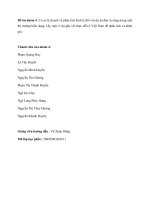 Bài thảo luận dự án đầu tư công cơ sở lý thuyết về phân tích kinh tế đối với dự án đầu tư công trong một thị trường biến dạng  lấy một ví dụ gắn với thực tiễn ở việt nam để phân tích và đánh giá