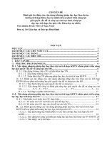 Đánh giá tác động của vận dụng phương pháp dạy học theo dự án hướng tích hợp KHTN đến sự phát triển nâng lực giảỉ quyết vấn đề và sáng tạo cho học sinh, năng ĩực dạy học tích hợp cho giáo viên khoa học tự nhiên 