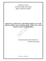 Khảo sát, tính toán, mô phỏng động cơ và hệ thống nhiên liệu trên máy trải thảm vogele super 1800 2 