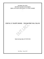 Chung cư happy home, thành phố nha trang (đồ án tốt nghiệp xây dựng dân dụng và công nghiệp) 