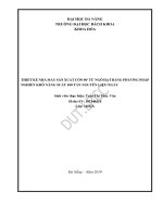 Thiết kế nhà máy sản xuất cồn 96º từ ngô hạt bằng phương pháp nghiền khô năng suất 100 tấn nguyên liệu ngày 