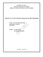 Chung cư cao cấp bắc hải, quận 10, thành phố hồ chí minh (đồ án tốt nghiệp xây dựng dân dụng và công nghiệp) 